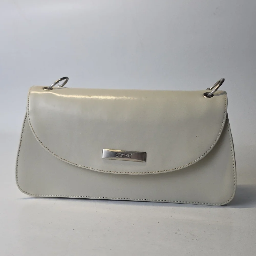 Esprit Off-White‎ Leather Shoulder Bag